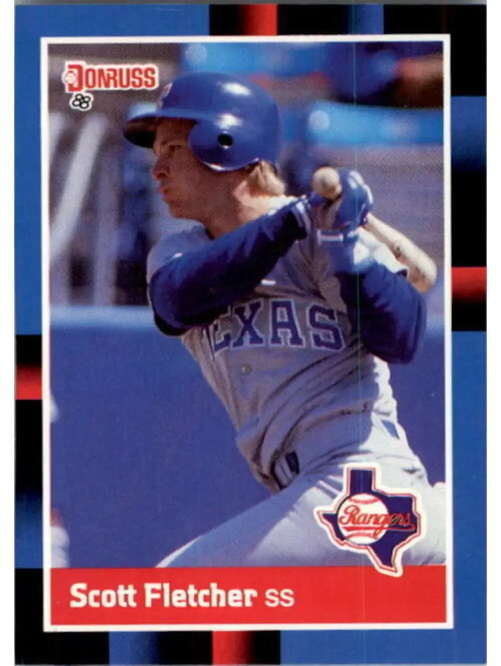 1988 Scott Fletcher Donruss Baseball Card #180